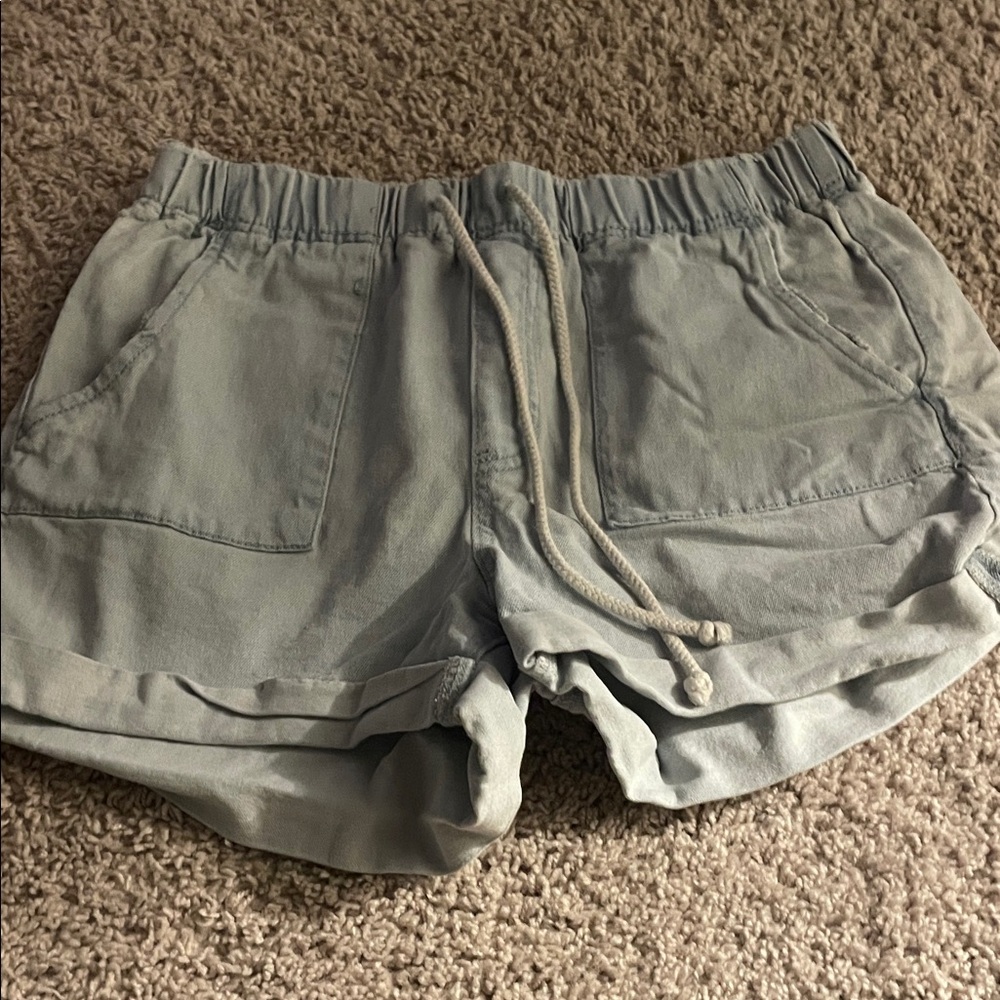 Casual Gray Women's Shorts